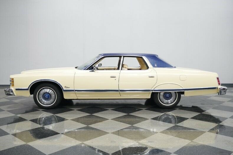 1977 Cream Ford LTD Sedan