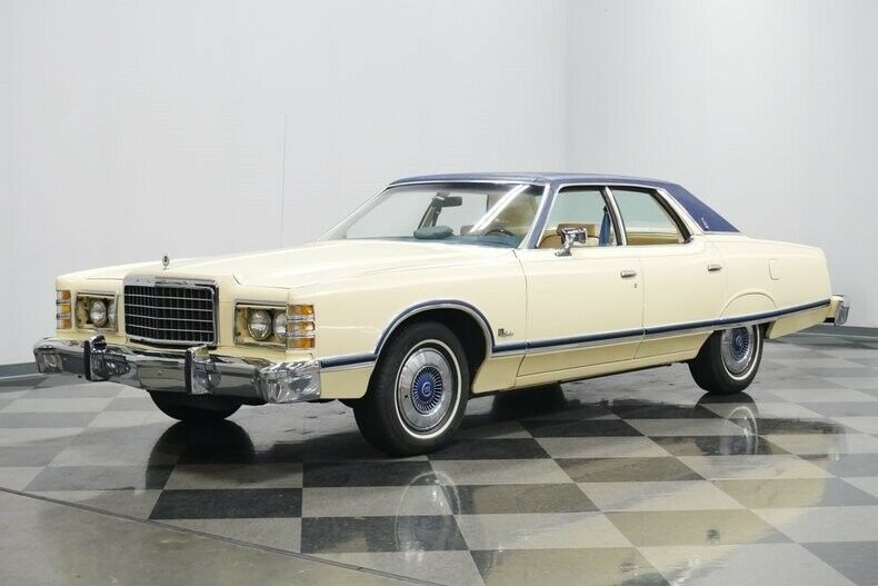 1977 Cream Ford LTD Sedan