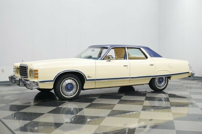 1977 Cream Ford LTD Sedan