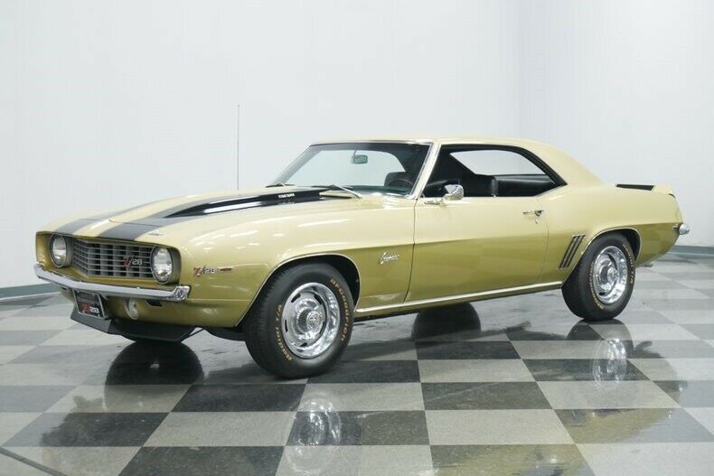 1969 Gold Chevrolet Camaro Coupe