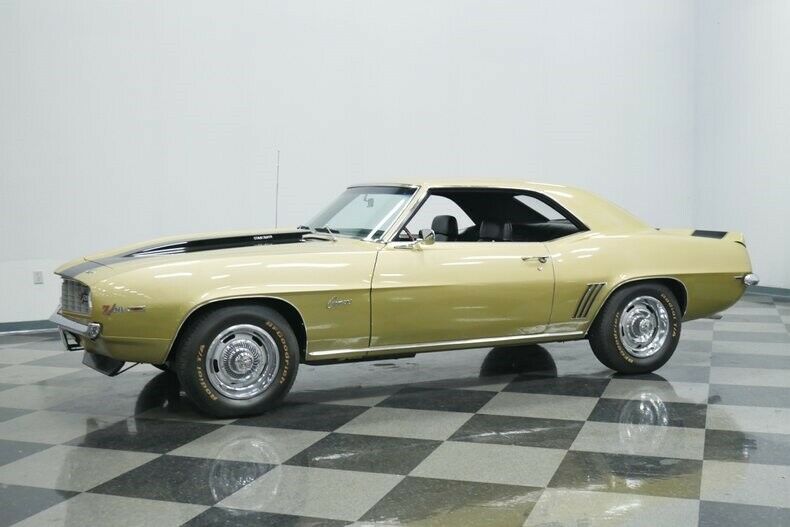 1969 Gold Chevrolet Camaro Coupe