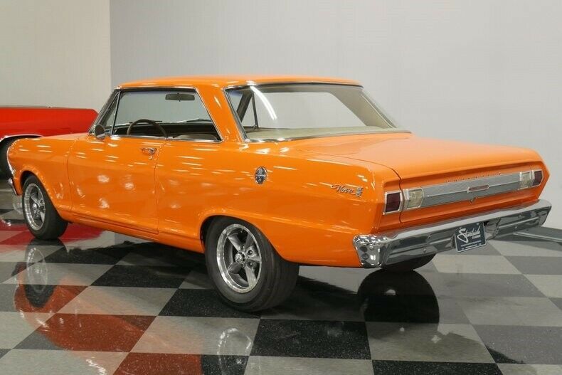 1965 Orange Chevrolet Nova Coupe