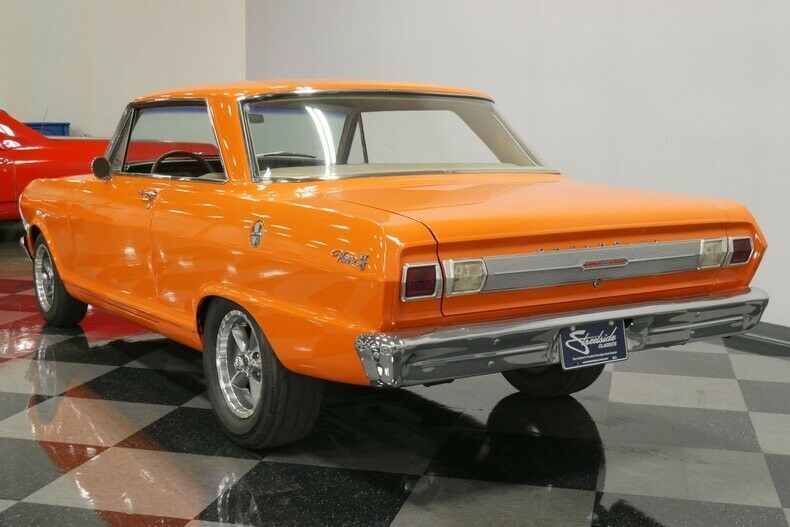 1965 Orange Chevrolet Nova Coupe