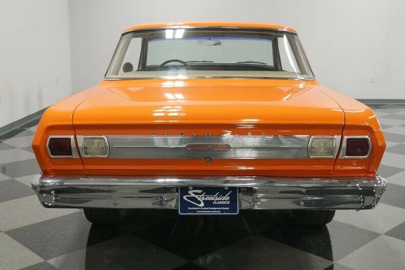 1965 Orange Chevrolet Nova Coupe