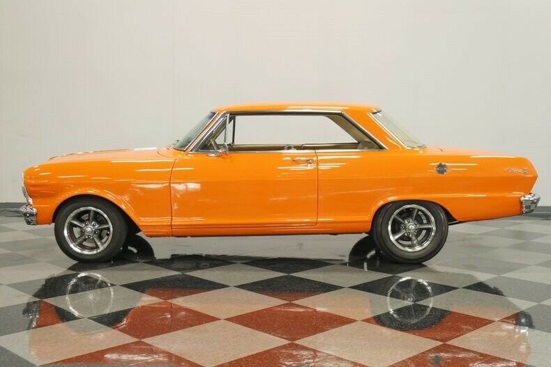 1965 Orange Chevrolet Nova Coupe