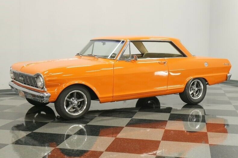 1965 Orange Chevrolet Nova Coupe