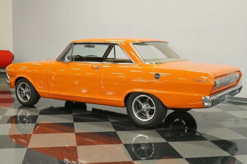 1965 Orange Chevrolet Nova Coupe