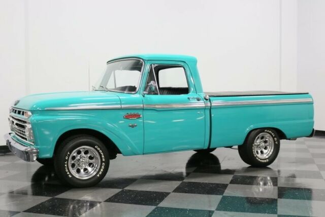1966 Caribbean Turquoise Ford F-100 Pickup Truck