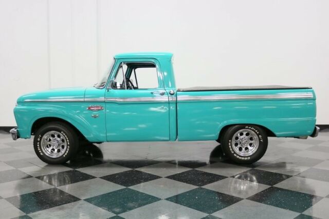 1966 Caribbean Turquoise Ford F-100 Pickup Truck