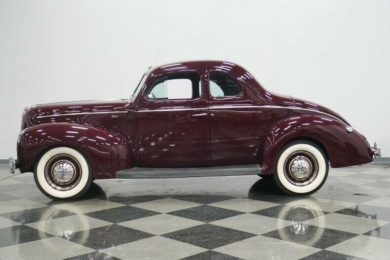 1940 Garnet Maroon Ford Deluxe Coupe