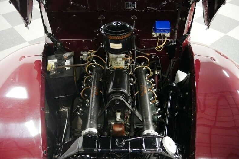 1940 Garnet Maroon Ford Deluxe Coupe