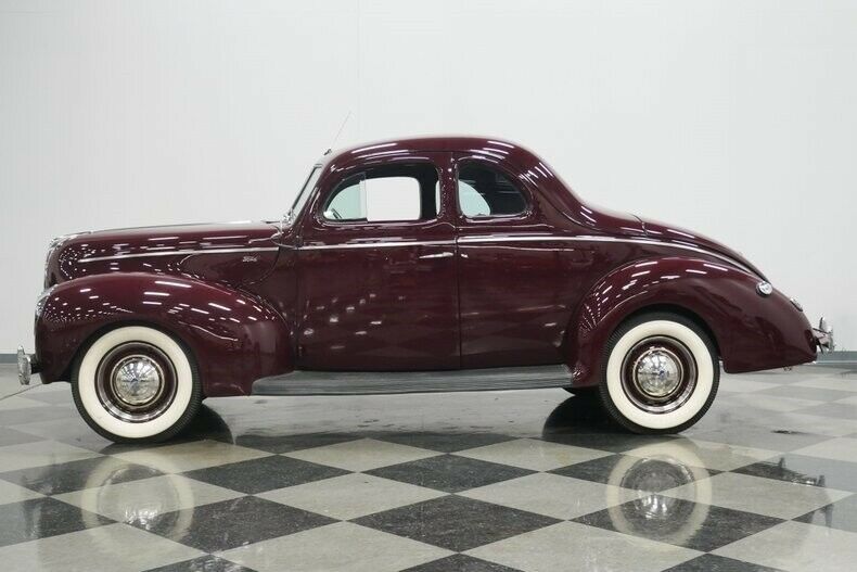 1940 Garnet Maroon Ford Deluxe Coupe