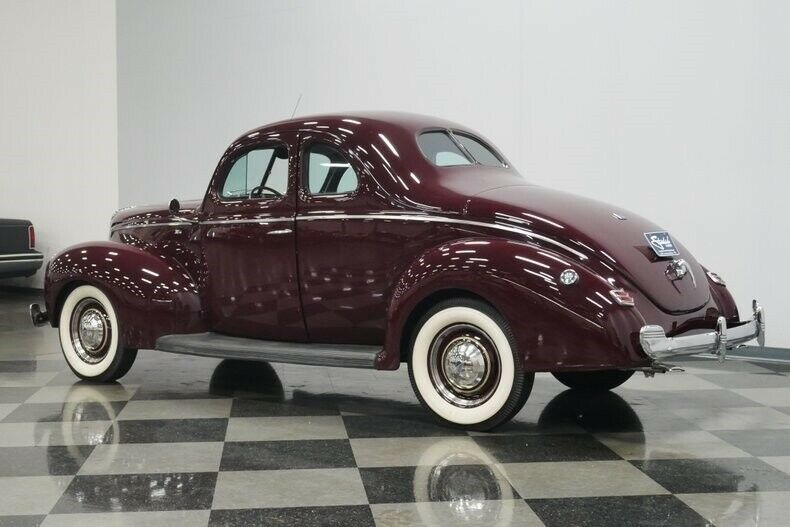 1940 Garnet Maroon Ford Deluxe Coupe