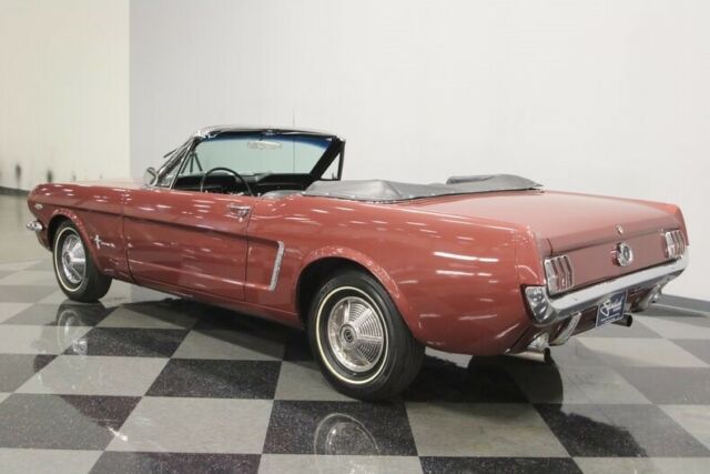 1965 Burgundy Ford Mustang Convertible