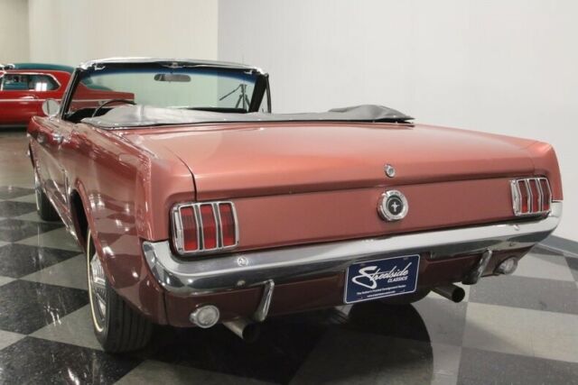 1965 Burgundy Ford Mustang Convertible