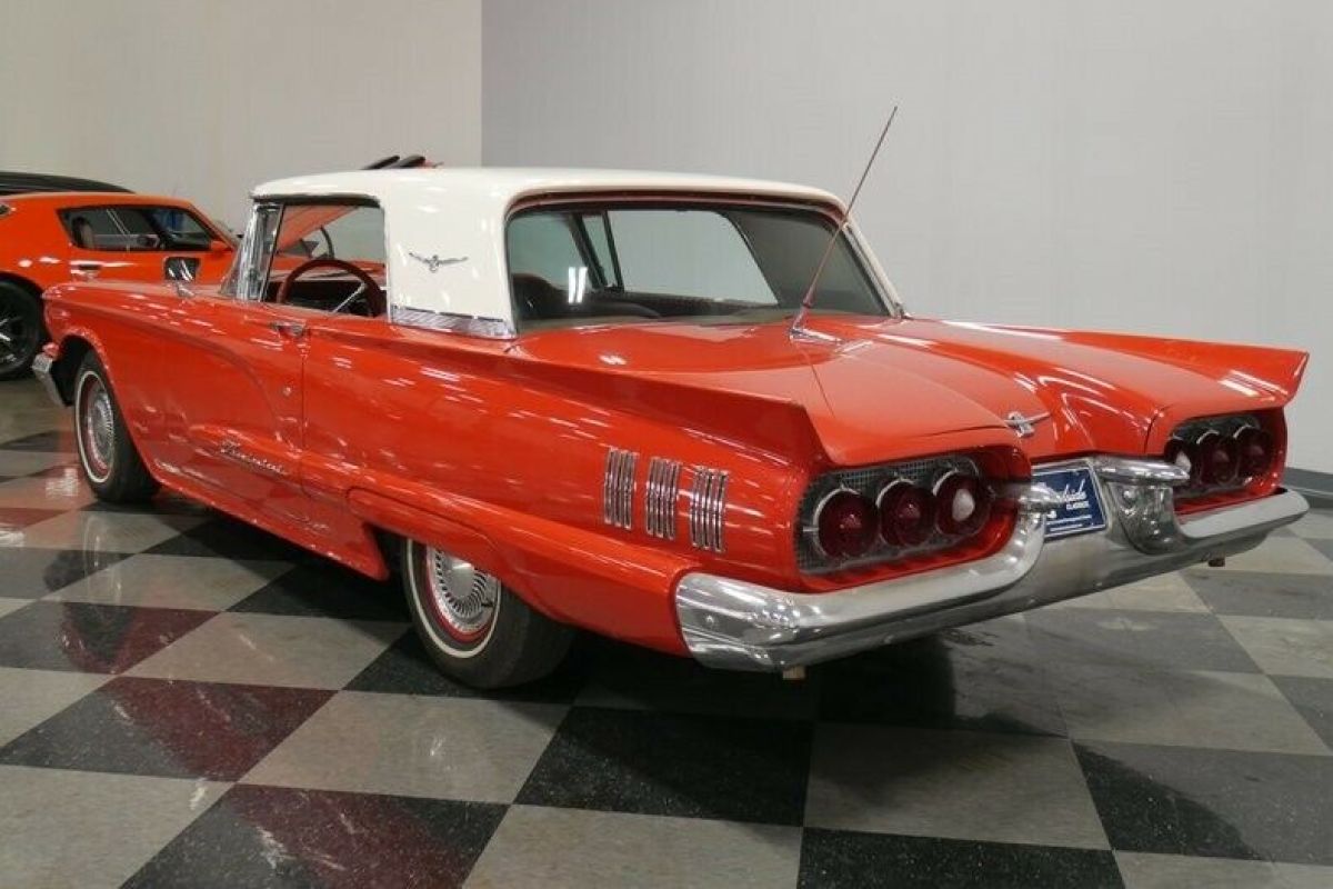 1960 Red Ford Thunderbird Hardtop
