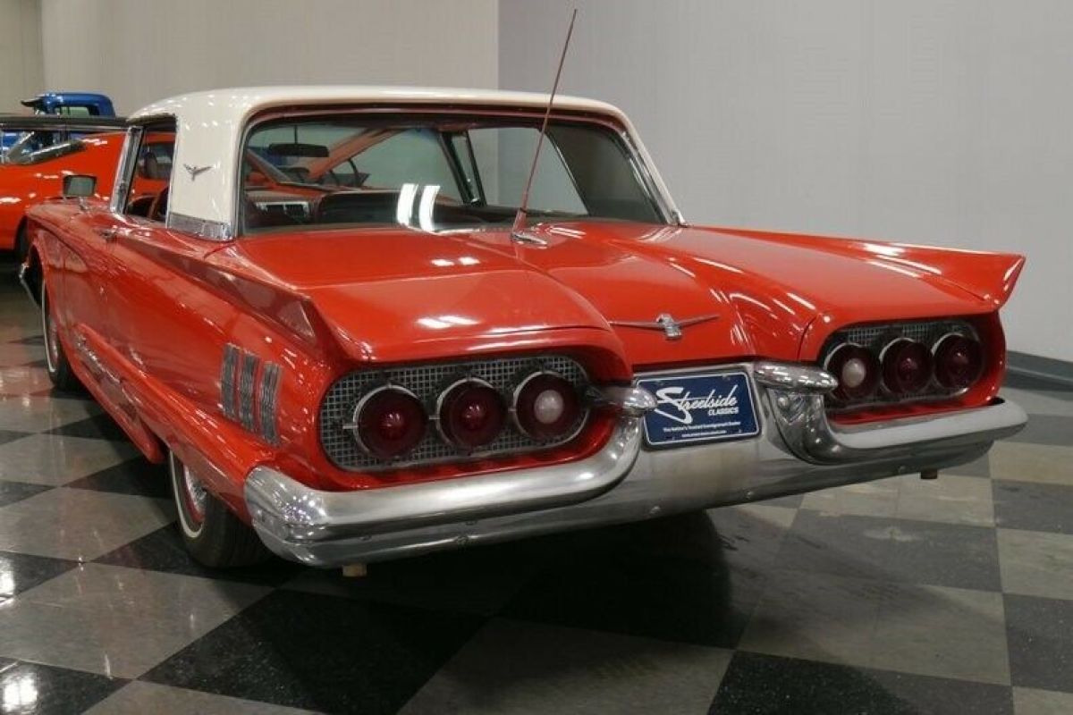1960 Red Ford Thunderbird Hardtop