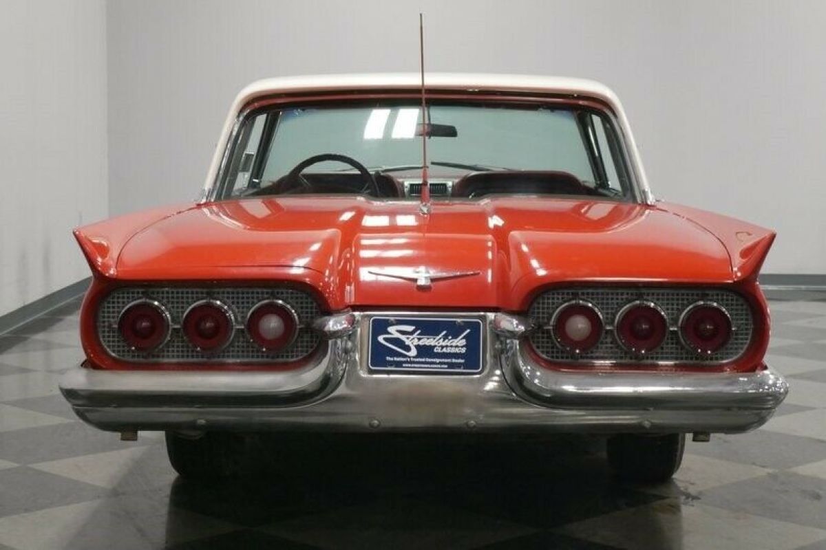1960 Red Ford Thunderbird Hardtop