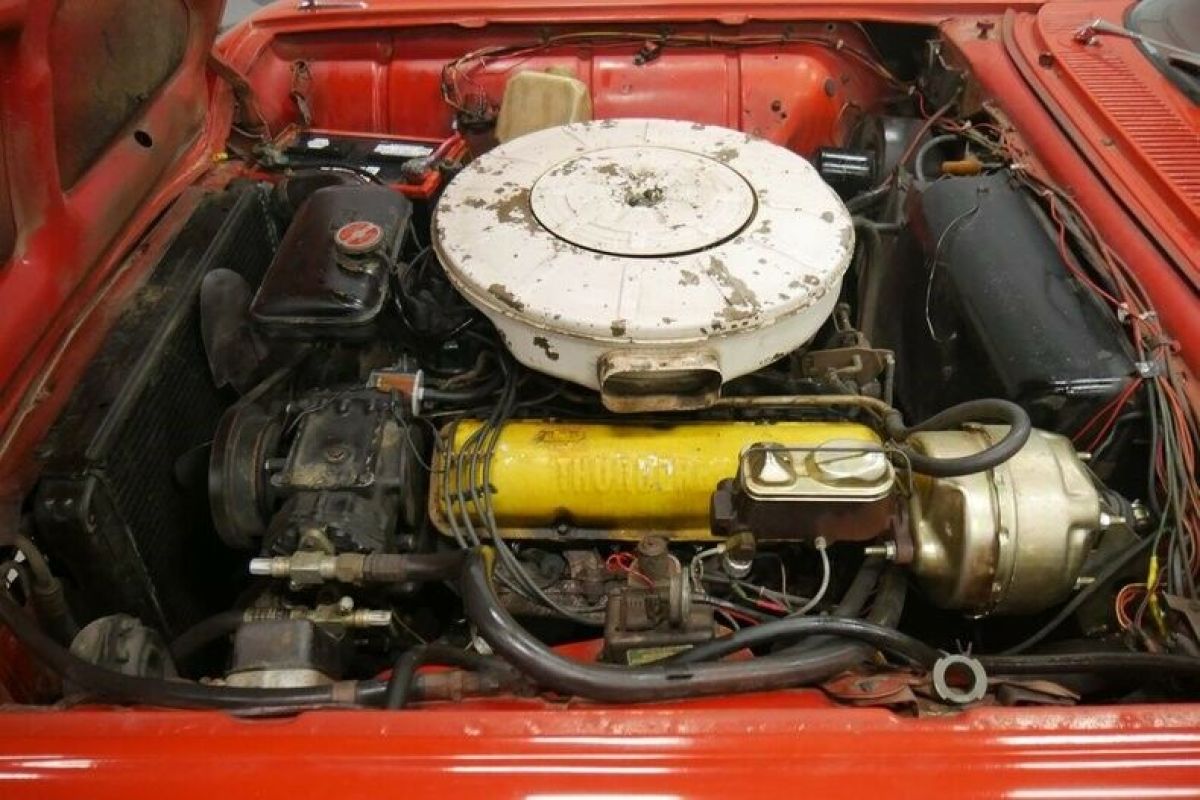 1960 Red Ford Thunderbird Hardtop