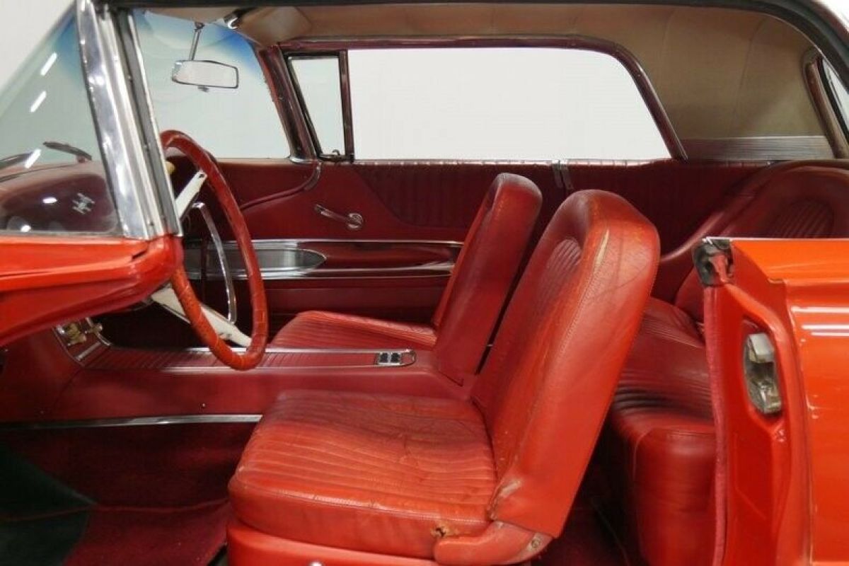 1960 Red Ford Thunderbird Hardtop