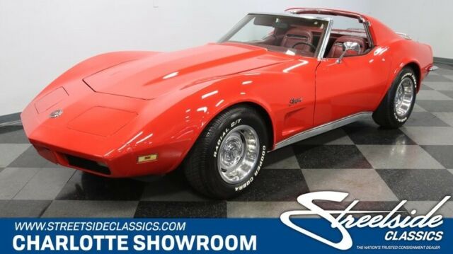 1973 Red Chevrolet Corvette Coupe