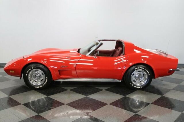 1973 Red Chevrolet Corvette Coupe