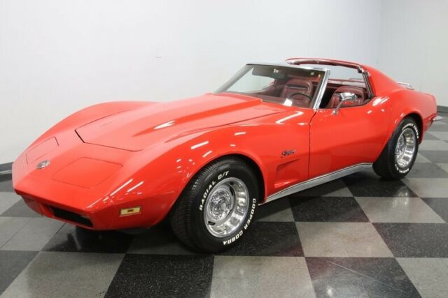 1973 Red Chevrolet Corvette Coupe