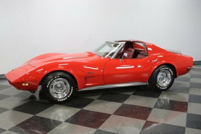 1973 Red Chevrolet Corvette Coupe