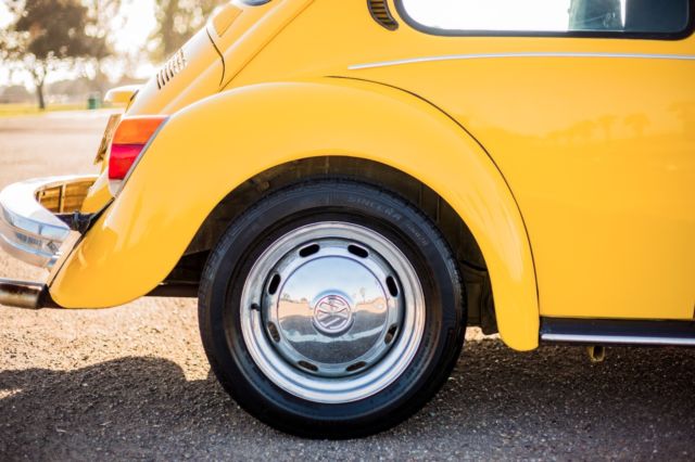 1973 Yellow Volkswagen Beetle - Classic