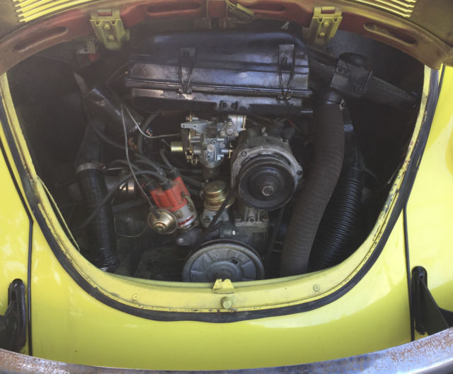 1973 Yellow Volkswagen Beetle - Classic