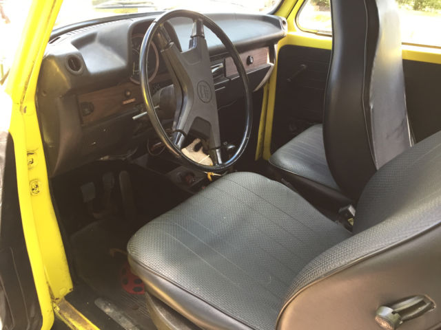 1973 Yellow Volkswagen Beetle - Classic
