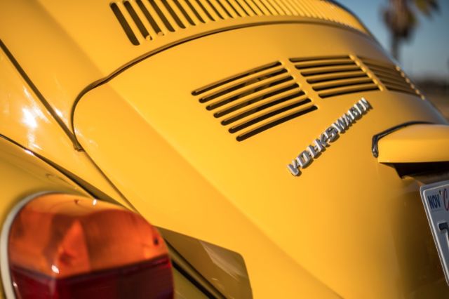 1973 Yellow Volkswagen Beetle - Classic
