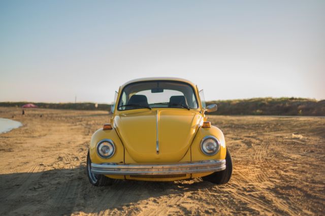 1973 Yellow Volkswagen Beetle - Classic
