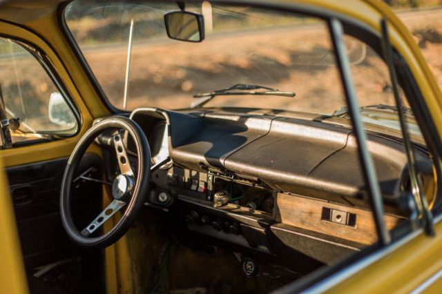 1973 Yellow Volkswagen Beetle - Classic