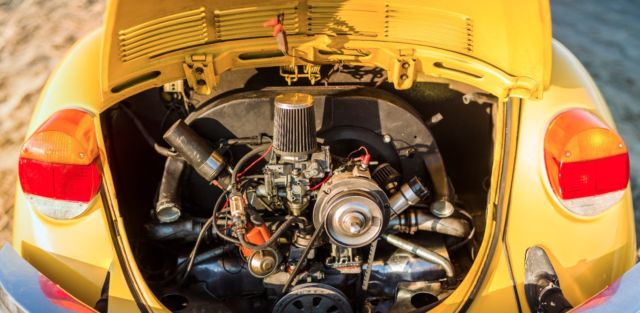 1973 Yellow Volkswagen Beetle - Classic