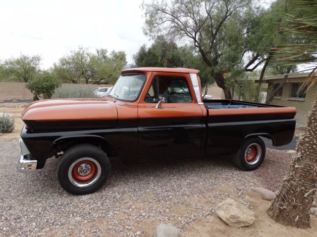 1966 black/copper Chevrolet C/K Pickup 1500 pick up
