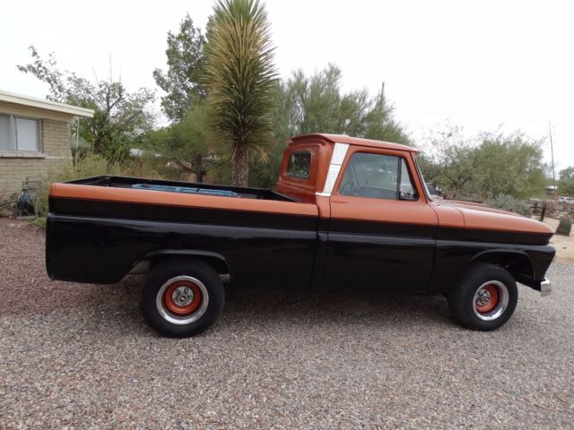 1966 black/copper Chevrolet C/K Pickup 1500 pick up
