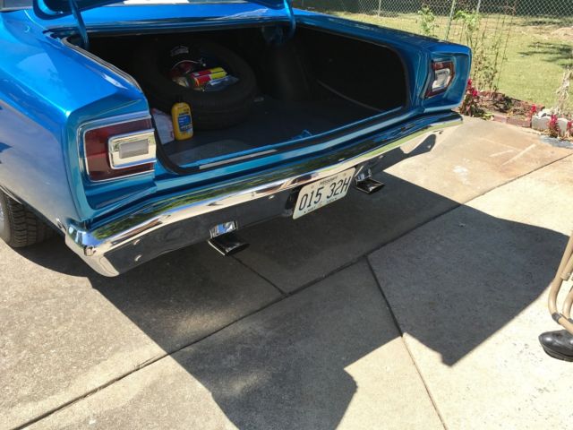 1968 Blue Plymouth GTX 2D Hardtop