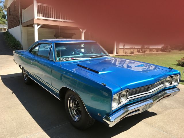 1968 Blue Plymouth GTX 2D Hardtop