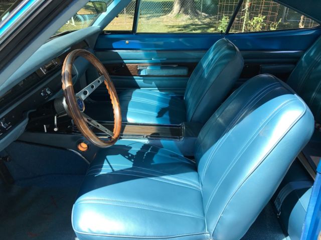 1968 Blue Plymouth GTX 2D Hardtop