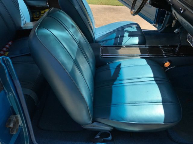 1968 Blue Plymouth GTX 2D Hardtop