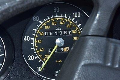 1979 ice blue Mercedes-Benz 400-Series convertible hardtop