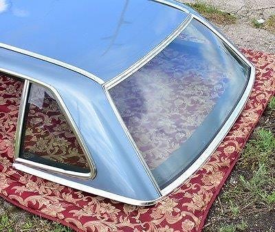 1979 ice blue Mercedes-Benz 400-Series convertible hardtop