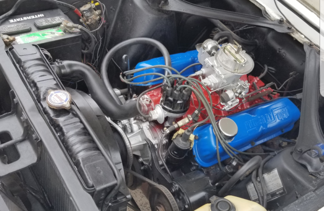 1968 White Ford Mustang Fastback