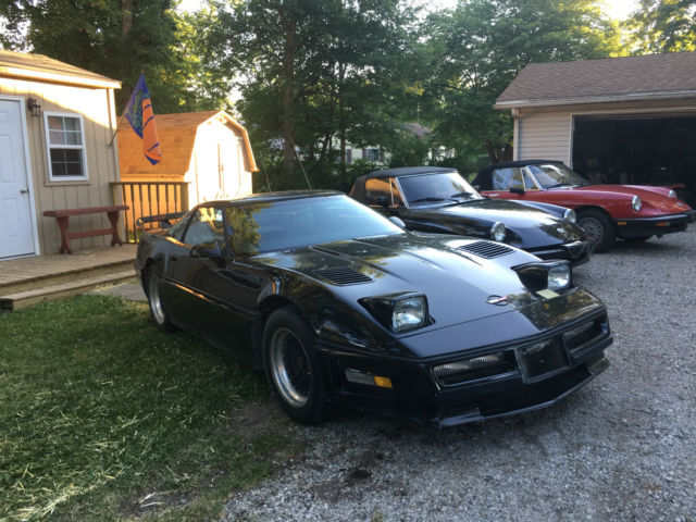 1984 Black Chevrolet Corvette Hatchback