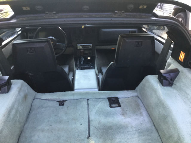 1984 Black Chevrolet Corvette Hatchback