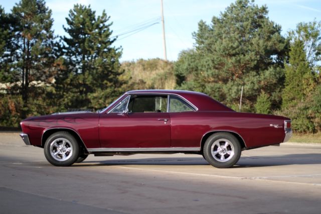1967 Black cherry Chevrolet Chevelle Coupe