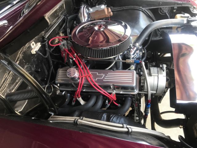 1967 Black cherry Chevrolet Chevelle Coupe