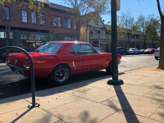 1965 Red Ford Mustang Coupe