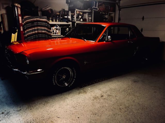 1965 Red Ford Mustang Coupe